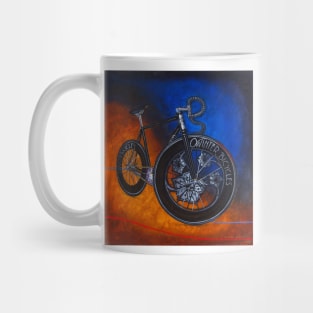 Winter Track bicycle Mug